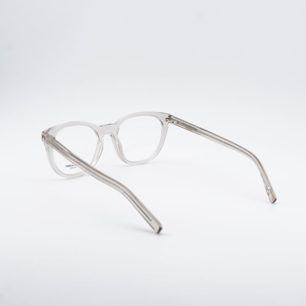 Saint Laurent SL471 004 Round Eyeglasses Transparent Beige 53mm Frame - Picture 9 of 10
